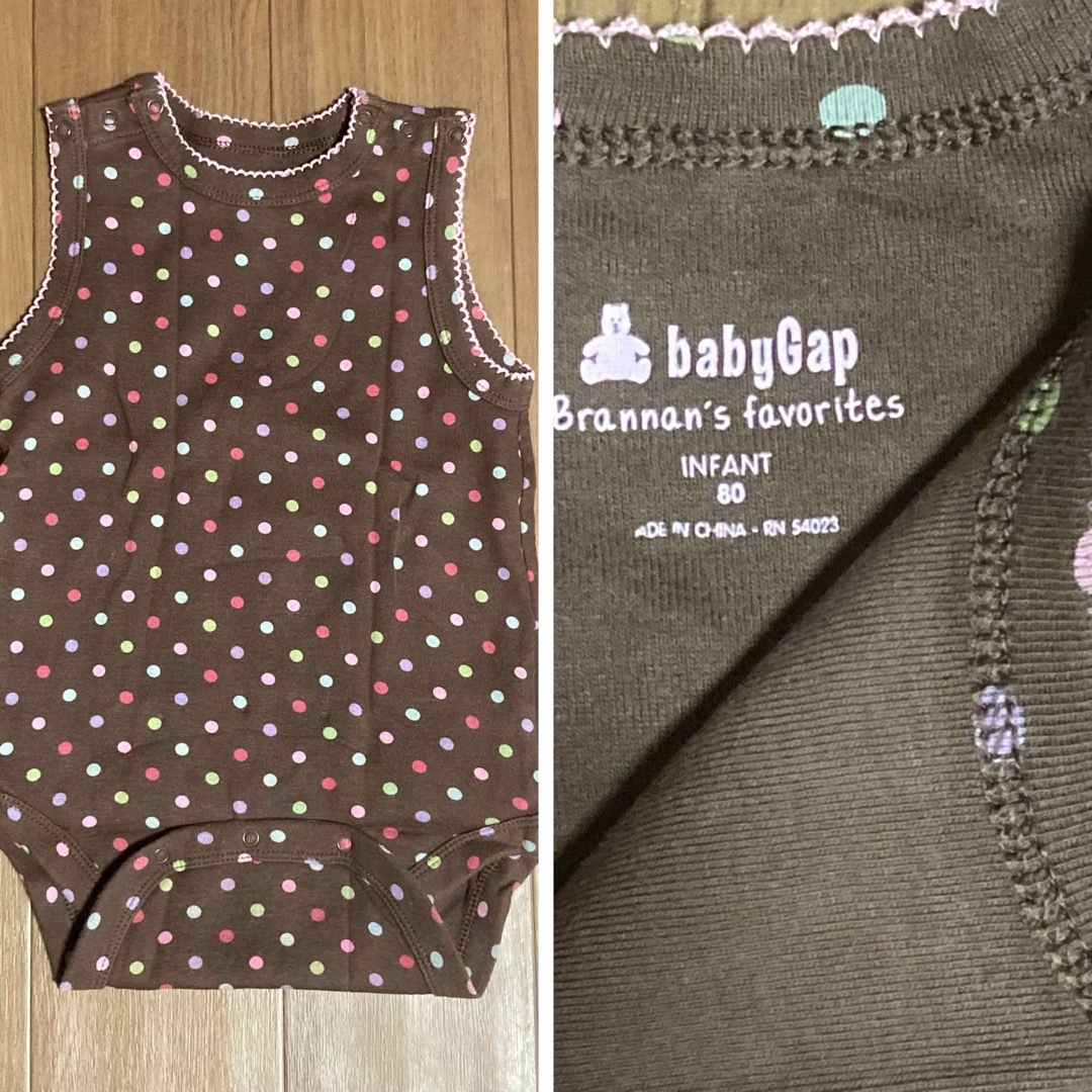 babyGAP(ベビーギャップ)のロンパース  baby  gap  女の子　80 キッズ/ベビー/マタニティのベビー服(~85cm)(ロンパース)の商品写真