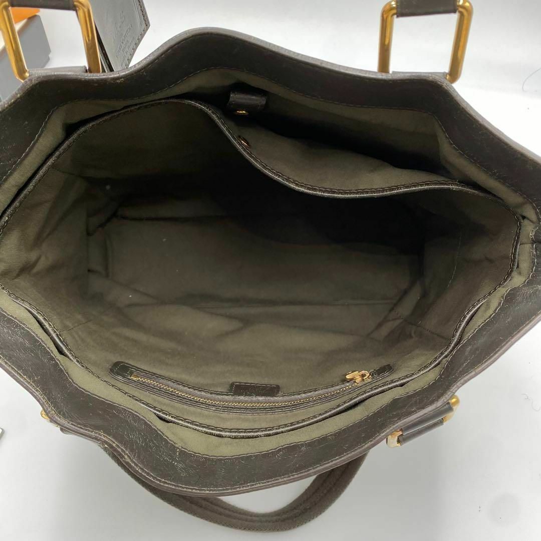 LOUIS VUITTON(ルイヴィトン)の希少✨ルイヴィトン モノグラムミニ ルシーユGM トートバッグ カーキ ブラック レディースのバッグ(トートバッグ)の商品写真