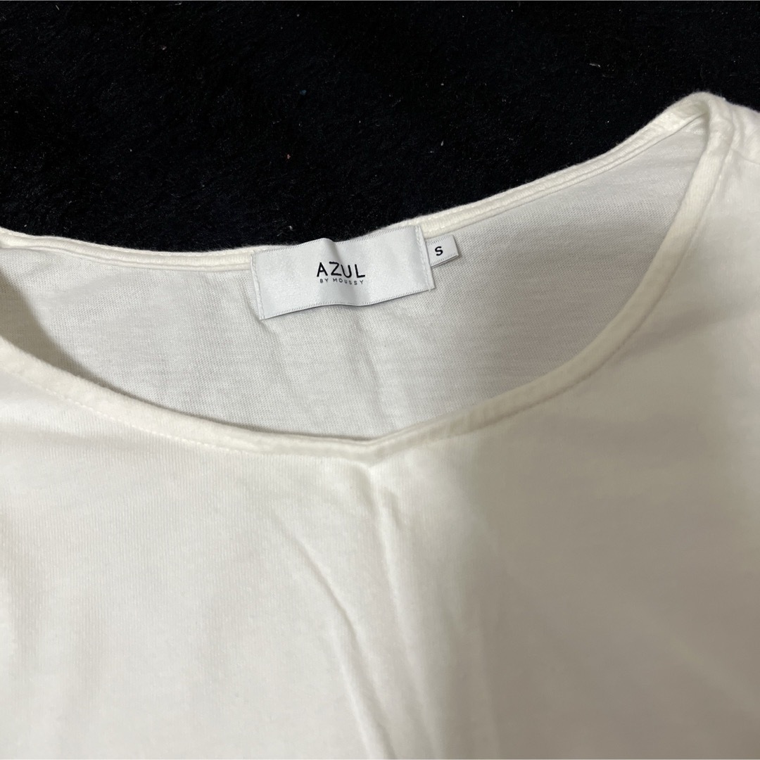 AZUL by moussy(アズールバイマウジー)のAZUL 半袖 白 夏 アズール レディースのトップス(Tシャツ(半袖/袖なし))の商品写真