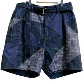 【sacai】21SS Checked Panelled Shorts(ショートパンツ)