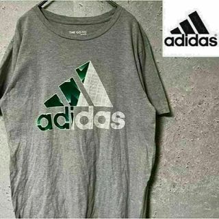 adidas アディダス Tシャツ 半袖 ビッグロゴ プリントロゴ M(Tシャツ/カットソー(半袖/袖なし))