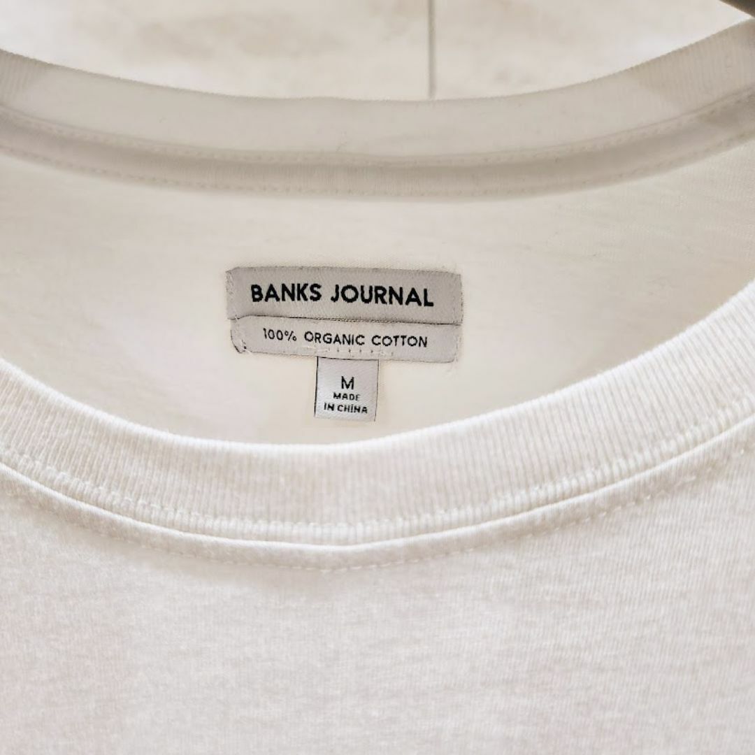 BANKS JOURNAL(バンクスジャーナル)のBANKS(バンクス)半袖Tシャツ 白 M メンズのトップス(Tシャツ/カットソー(半袖/袖なし))の商品写真