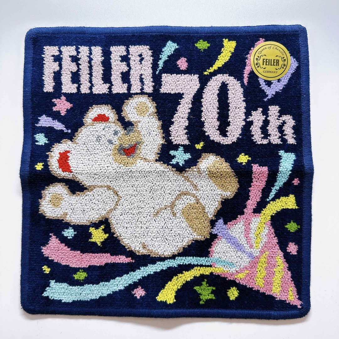 FEILER(フェイラー)のフェイラー 70周年記念 ロゴ入りハンカチ リーベ FEILER レディースのファッション小物(ハンカチ)の商品写真