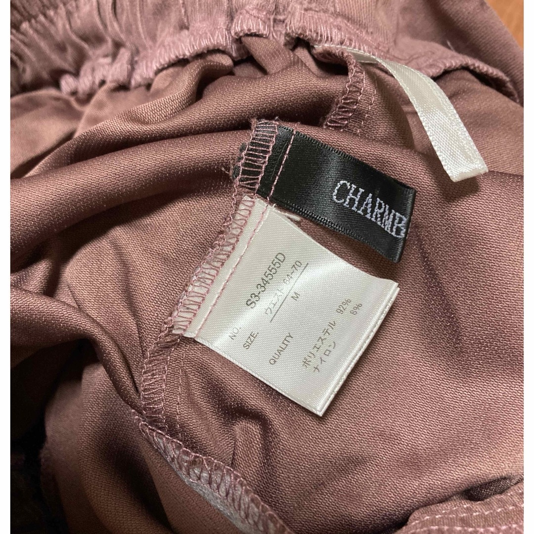 ロングスカート　Mサイズ　紫ピンク系 レディースのスカート(ロングスカート)の商品写真