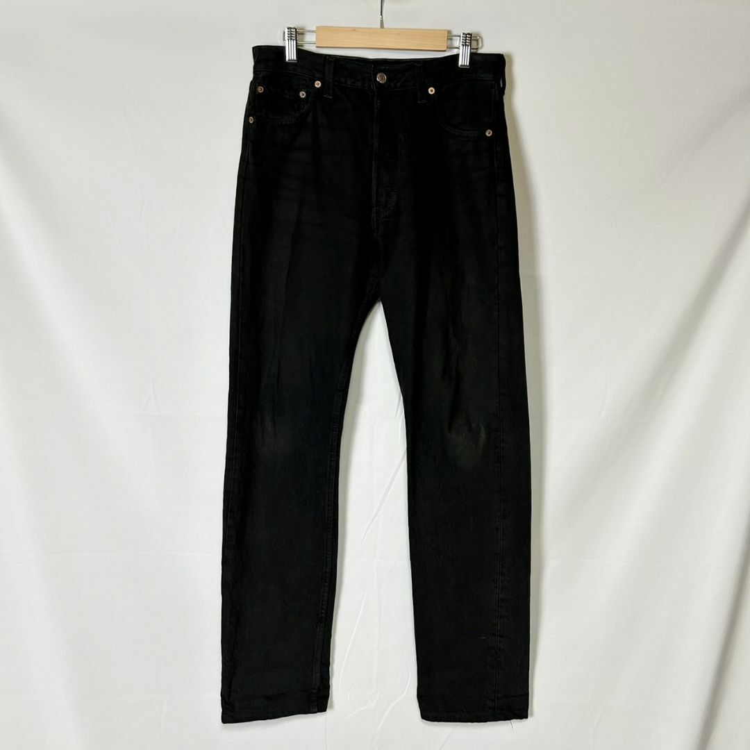 Levi's(リーバイス)の95年 USA製 Levi's 501 後染め ブラックデニムパンツ W30 メンズのパンツ(デニム/ジーンズ)の商品写真