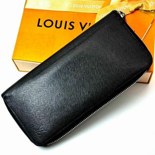 ルイヴィトン(LOUIS VUITTON)のルイヴィトン タイガ ジッピーウォレット ヴェルティカル ラウンドファスナー 黒(長財布)