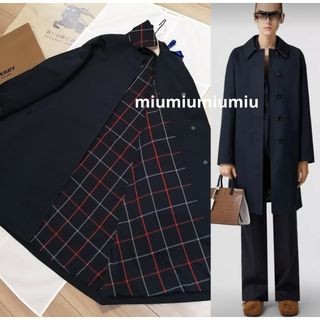 バーバリー(BURBERRY) ネイビー トレンチコート(レディース)の通販 100 バーバリー(BURBERRY) ネイビー トレンチコート(レディース)の通販 100