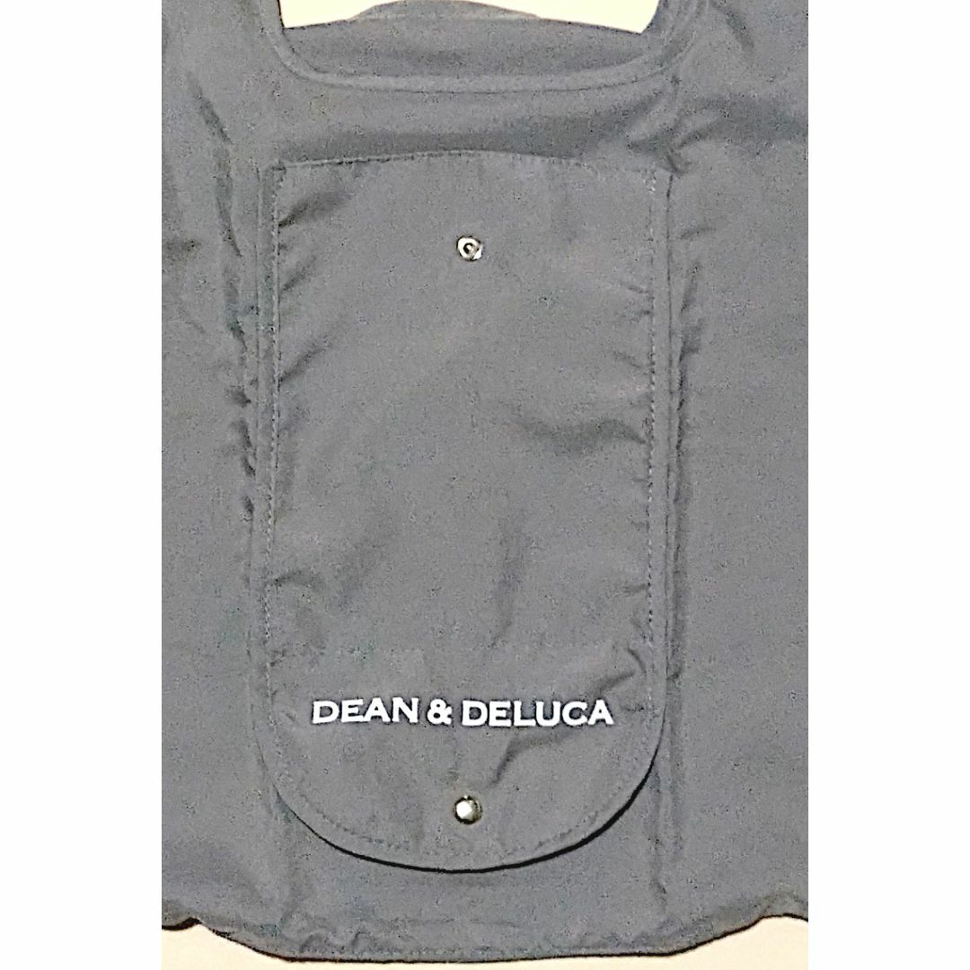 DEAN & DELUCA(ディーンアンドデルーカ)のDEAN & DELUCAディーン＆デルーカ 折り畳みエコバッグ グレー 美品 レディースのバッグ(エコバッグ)の商品写真