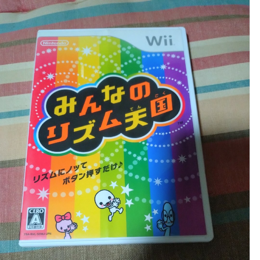 みんなのリズム天国　wii エンタメ/ホビーのゲームソフト/ゲーム機本体(家庭用ゲームソフト)の商品写真