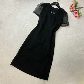 美品☆ PS Paul Smith　ワンピース　音符柄 Vネック　Aライン　40