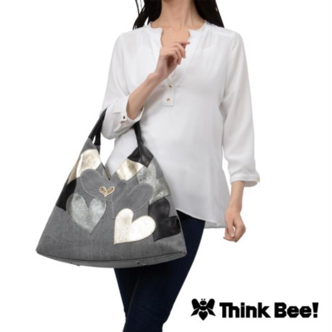 Think Bee!(シンクビー)のThink Bee! シンクビー ラージバッグ スプマンテグレー レディースのバッグ(トートバッグ)の商品写真