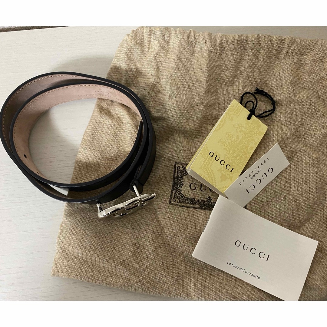 Gucci(グッチ)のGUCCI チルドレンズ レザー ベルト レディースのファッション小物(ベルト)の商品写真