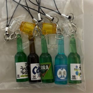 韓国ミニミニチュア　キーホルダー　5個セット　まとめ買いがお得です。(キーホルダー/ストラップ)