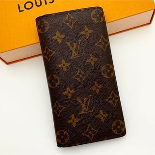 ルイヴィトン(LOUIS VUITTON)の【美品】ルイヴィトン◆ポルトフォイユ ブラザ◆モノグラム ブラウン◆二つ折り財布(財布)