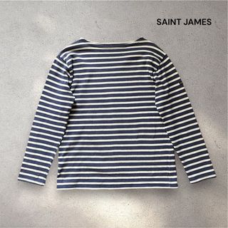 セントジェームス(SAINT JAMES)のセントジェームス  ウエッソン T3 ネイビー×ホワイト(Tシャツ/カットソー(七分/長袖))