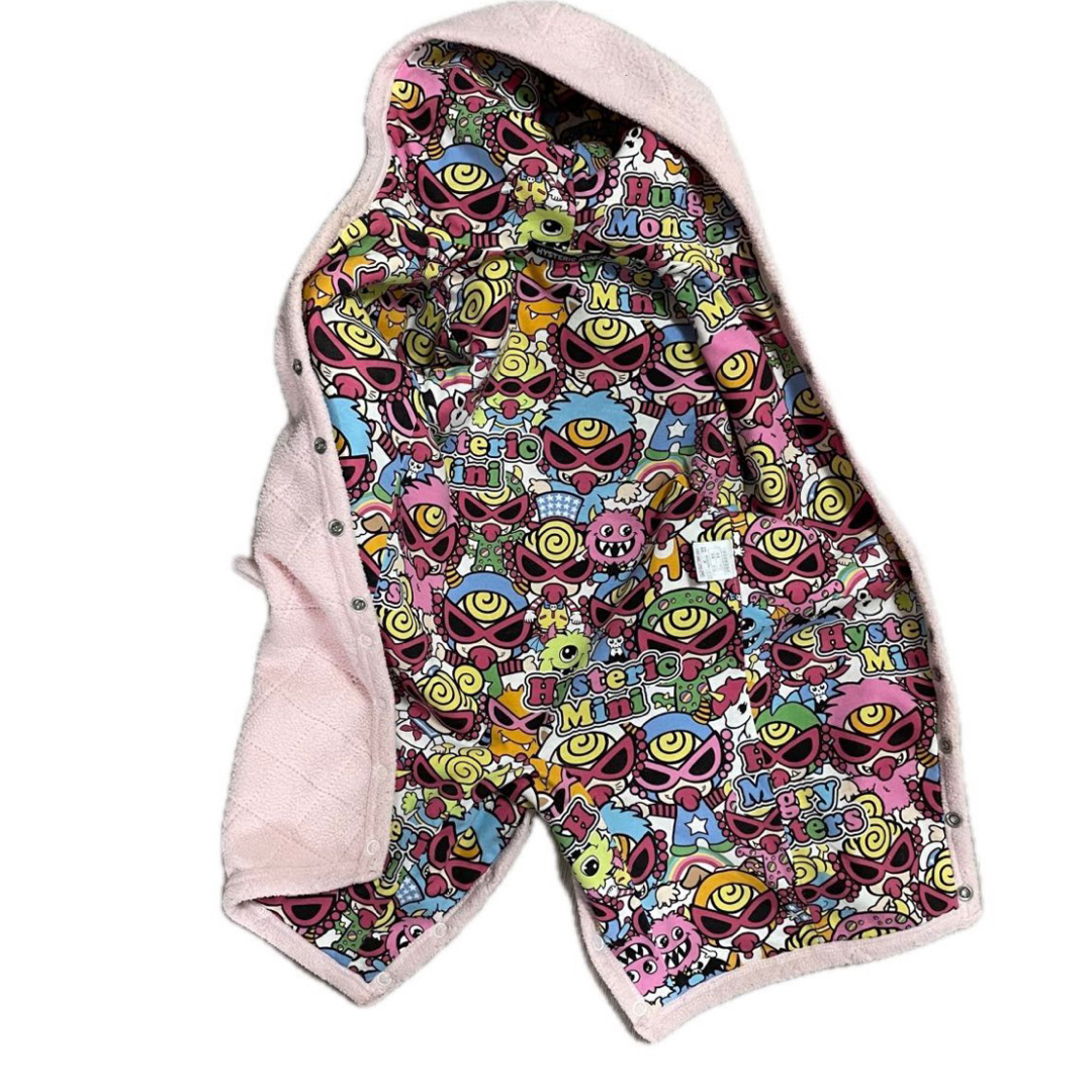HYSTERIC MINI(ヒステリックミニ)のヒステリックミニ　ヒスミニ　カバーオール　ピンク　70 キッズ/ベビー/マタニティのベビー服(~85cm)(カバーオール)の商品写真