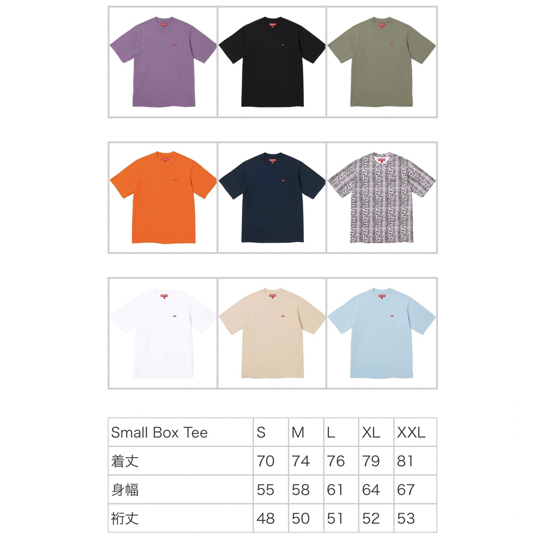 Supreme(シュプリーム)の【新品・未使用】Supreme Small Box Logo Tee / S メンズのトップス(Tシャツ/カットソー(半袖/袖なし))の商品写真
