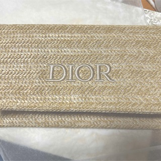 Christian Dior - ディオールノベルティベージュラタンクラッチ