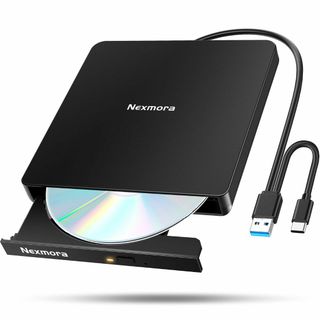 【色:ブラック】【2024革新型・高速USB3.0対応】 CD DVDドライブ (PC周辺機器)