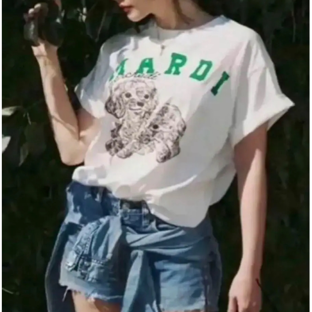 限定品❣️MARDI MERCREDI　紗栄子　コラボ　プードル　Tシャツ メンズのトップス(Tシャツ/カットソー(半袖/袖なし))の商品写真