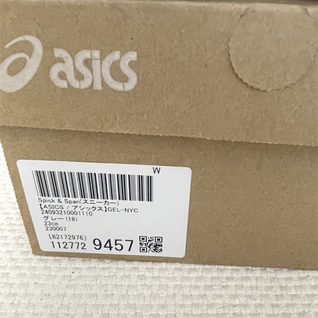 asics(アシックス)のASICS  GEL-NYC  グレー  23cm 新品 レディースの靴/シューズ(スニーカー)の商品写真