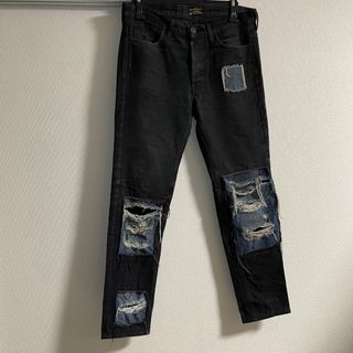 ヴィヴィアンウエストウッド(Vivienne Westwood)のヴィヴィアンウエストヴッド　ダメージジーンズ　メンズ　オーブ柄(デニム/ジーンズ)