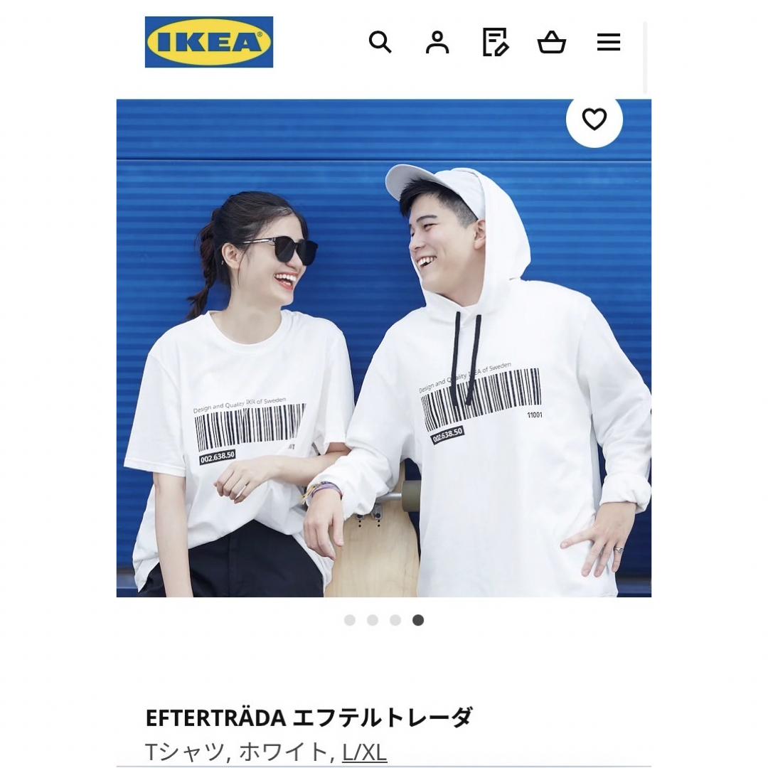 IKEA(イケア)のIKEA EFTERTRÄDA エフテルトレダー Tシャツ メンズのトップス(Tシャツ/カットソー(半袖/袖なし))の商品写真