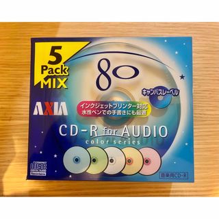 フジフイルム(富士フイルム)の【新品未使用】富士フイルム AXIA  CD-R for AUDIO 5枚セット(その他)