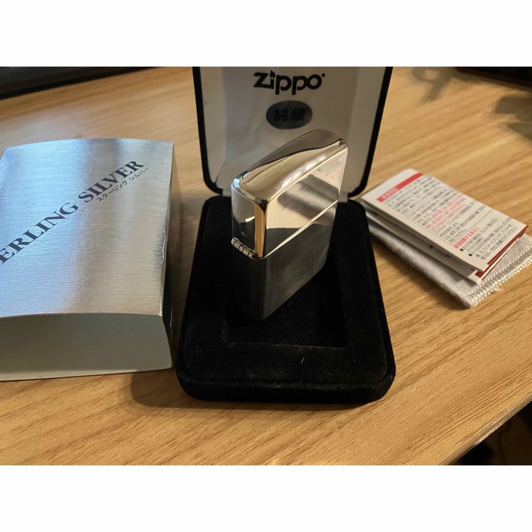 ZIPPO(ジッポー)のラスト! ZIPPO スターリング シルバー ジッポー ライター 純銀 正規品 メンズのファッション小物(タバコグッズ)の商品写真