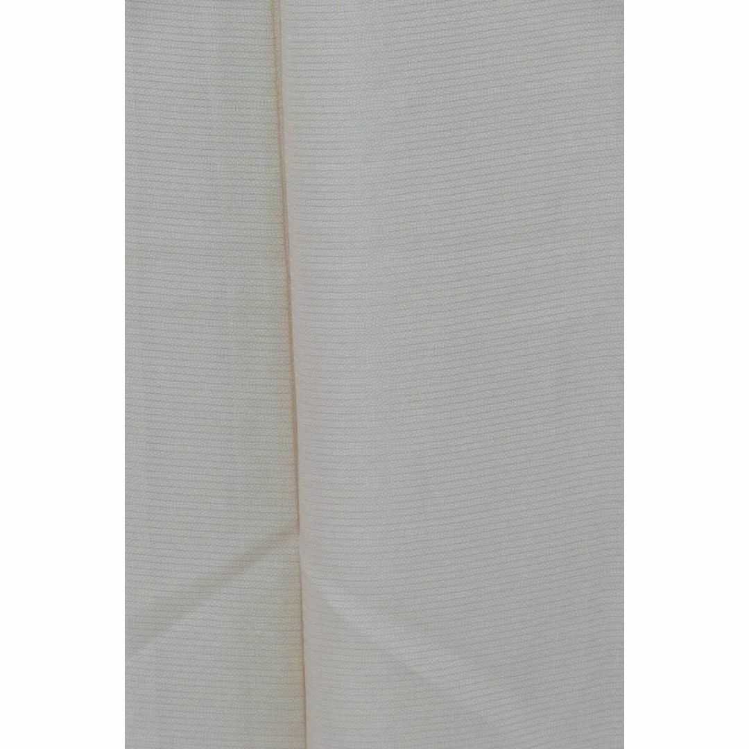 【Q0648】ＢＢ大きいサイズお仕立て上がり正絹鮫小紋　夏物　黄色地に細かい模様 レディースの水着/浴衣(着物)の商品写真