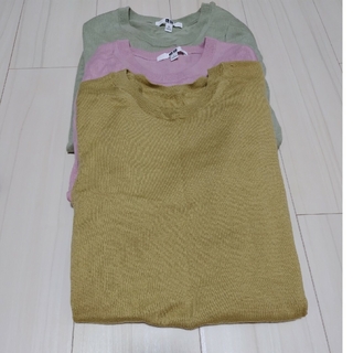 ムジルシリョウヒン(MUJI (無印良品))のセーター　3点セット(ニット/セーター)