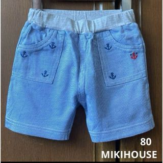 mikihouse - ミキハウス　ストライプ　ハーフ　パンツ　マリン　男の子　春　夏　ファミリア