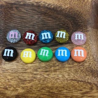 ネイルパーツ デコパーツ m&m's風