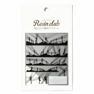 【在庫セール】RESIN CLUB 【レジンクラブ】電柱 レジン用シール 両面印(その他)