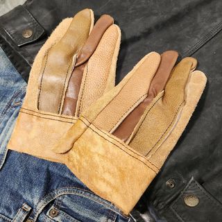 ハーレーダビッドソン(Harley Davidson)の新品 牛革 レザーグローブ バイクグローブ 本革手袋(装備/装具)