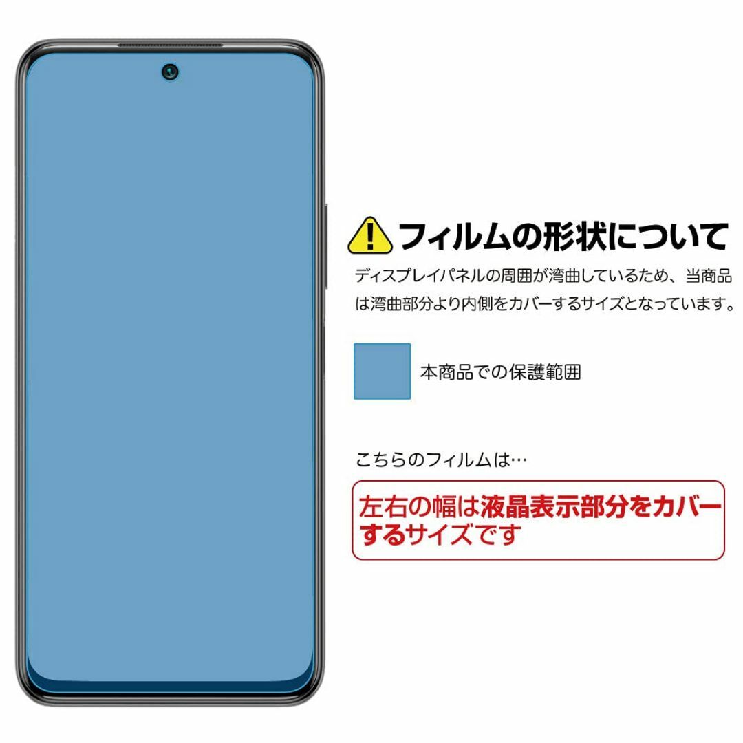 【人気商品】ASDEC Xiaomi Redmi Note 10 JE フィルム スマホ/家電/カメラのスマホアクセサリー(その他)の商品写真