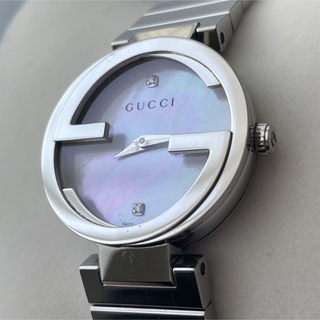グッチ(Gucci)の新品同様　極美品　GUCCI グッチ　インターロッキング ダイヤ　腕時計　シェル(腕時計)
