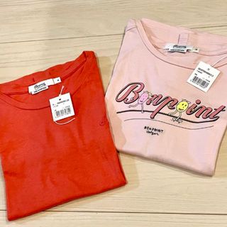 Bonpoint - bonpoint ボンポワン SS Ｔシャツ 半袖 カットソー ２枚セット