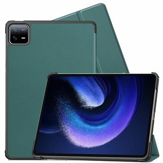 FOR Xiaomi Pad 6 11インチ 用の 三つ折ケース 手帳型 スマー