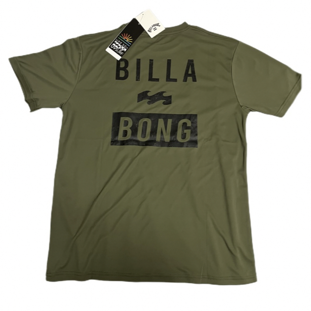 billabong(ビラボン)のビラボン　ラッシュガード　 BE011Z38 カーキ　サイズM メンズのトップス(Tシャツ/カットソー(半袖/袖なし))の商品写真