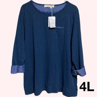 七分袖大きいサイズＴシャツ(Tシャツ(長袖/七分))