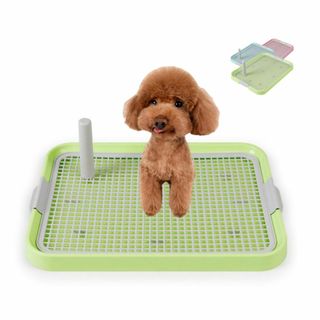 【色: よりグリーン】犬用トイレ ペット用トイレ パレット ペットパッドあり マ(犬)