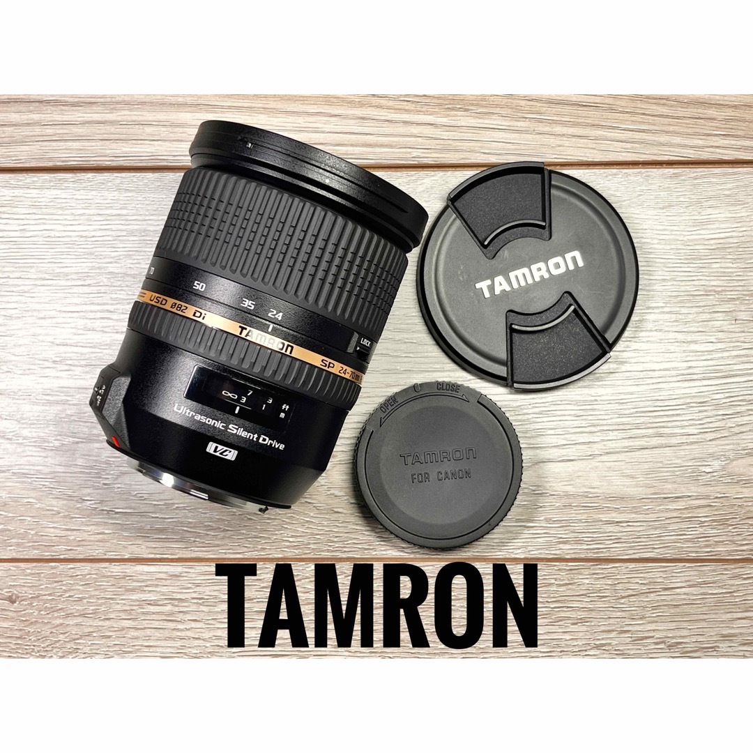 TAMRON(タムロン)の✨安心保証✨TAMRON 24-70mm f/2.8 VC USD CANON スマホ/家電/カメラのカメラ(レンズ(ズーム))の商品写真