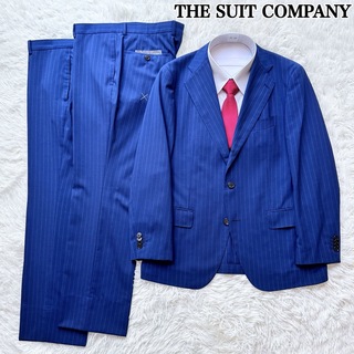 スーツカンパニー(THE SUIT COMPANY)のザスーツカンパニー 3Bセットアップスーツ 2パンツ ビジネススーツ ネイビー(セットアップ)