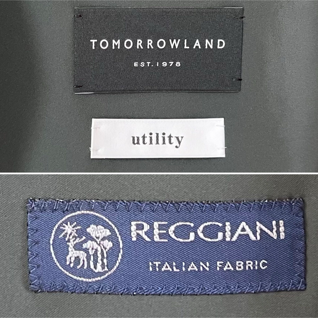 TOMORROWLAND(トゥモローランド)のトゥモローランド【美品】ジャケット　ストレッチ　M 44 イタリア製生地　春夏 メンズのジャケット/アウター(テーラードジャケット)の商品写真