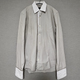 HUGO BOSS - ヒューゴボス/HUGO BOSS ストライプ柄 長袖シャツ Sサイズ 約3万円