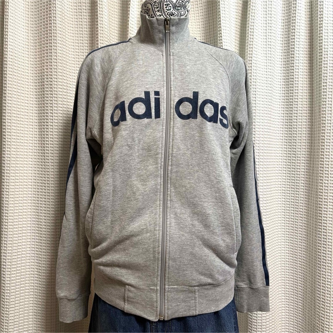 adidas(アディダス)の美品!!★adidasアディダス★フルジップ スタンド パーカー3stripes レディースのトップス(パーカー)の商品写真