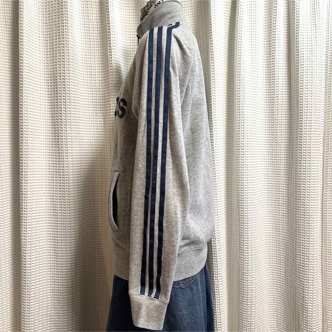 adidas(アディダス)の美品!!★adidasアディダス★フルジップ スタンド パーカー3stripes レディースのトップス(パーカー)の商品写真