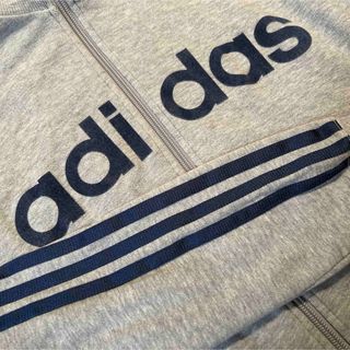 adidas - 美品!!★adidasアディダス★フルジップ スタンド パーカー3stripes