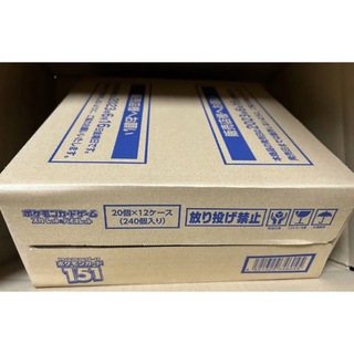 ポケモン - ポケモンカード　151 日本語版　1カートン 新品未開封